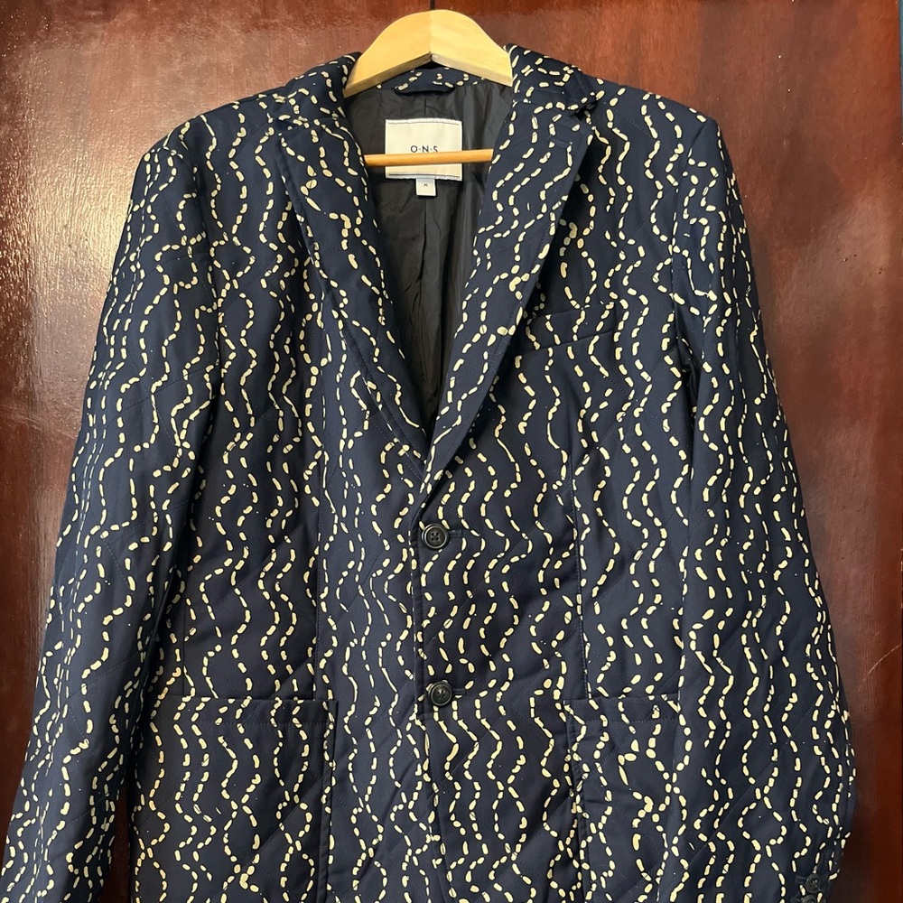 Men's  ONS Navy Blazer Pattern